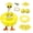 Color 4, variant on Fits 23" Porch Goose Outfits with Swimsuit Swim Ring Sunglasses Summer Porch Goose Bikini Clothes Lawn Goose Statue Costume for Outdoor Garden Lawn Yard Beach