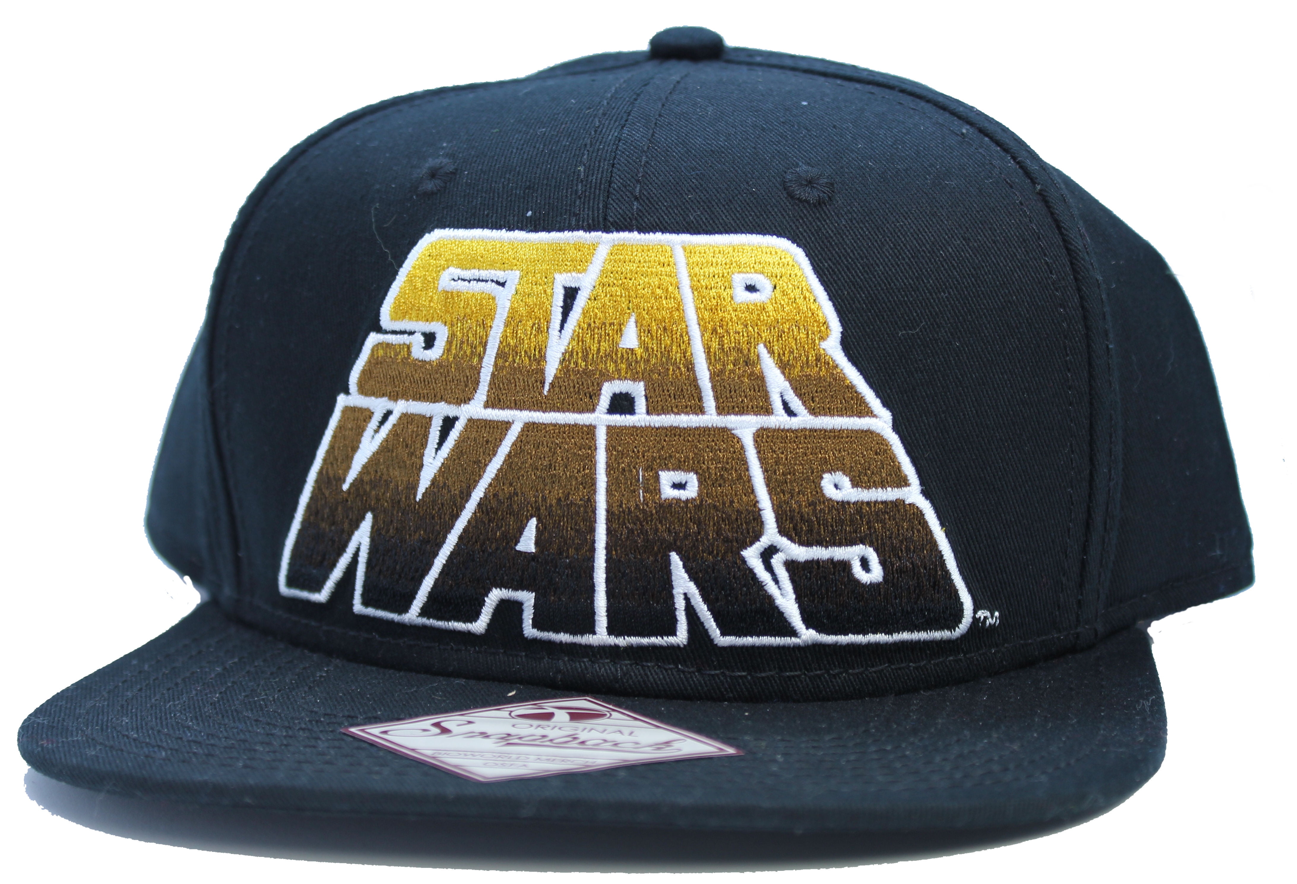 Star Wars Gold Word Crawl Logo Flat 