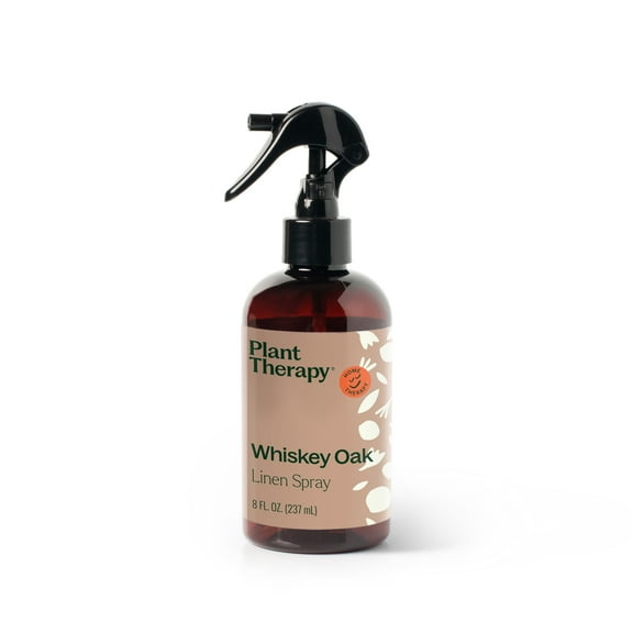 Plant Therapy Whiskey Oak Pillow and Linen Spray, Exotic & Rich Woody Aroma with Hints of Vanilla, Evokes a Sense of Cozy Elegance, Perfect Scent to Cuddle up With, Natural Fragrance 8 oz