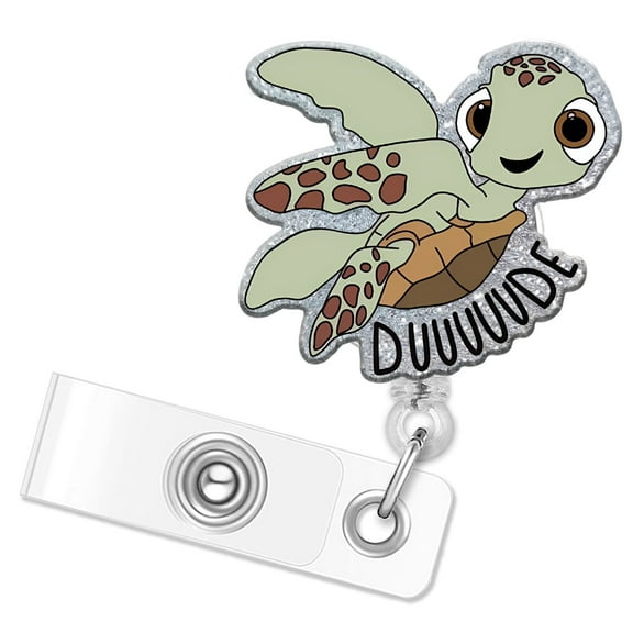Clearance Sale!Office Stationery Funny Sea Turtle Badge Reels Retractable Name Badge Holder Reel ID Clip Cute Animal Pediatric Decorative For Worker Teacher Student