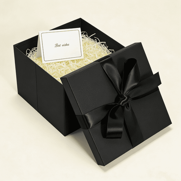 Large Blue Gift Box 10x10x10 Inches, Gift Boxes with Lids for Presents, Package Box for Birthdays, Thanksgiving Day, Wedding, Christmas, Graduations, Anniversaries and Valentine's Day