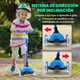 thumbnail image 2 of Monopatin Scooter para Niños de 2 a 5 Años Hurtle, 3 Ruedas con Luces LED, Mini Kickboard con Freno, Manillar Ajustable de 63 cm a 71 cm, Antideslizante, Patin del Diablo, Azul, 2 of 7