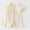 Yellow, variant on Fesfesfes Baby Toddler Kids Short Sleeve Cotton Romper Jumpsuit with Collar, Cute Solid Color Button Down Onesie Outfit for Daily Summer Play Wear Kids 0-18 Months Old.