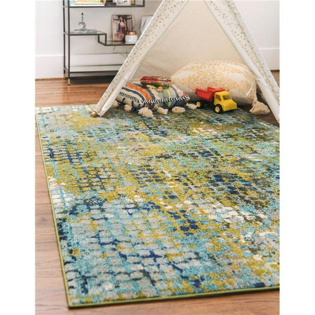 Unique Loom 3142273 Tapis Rectangulaire 8 x 10 Pi. Bondi Chromatique, Vert