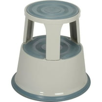 Global Industrial 17""H Rolling Step Stool - Gray