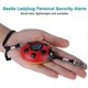 thumbnail image 3 of Alarma personal de ataque, alarma de seguridad personal portátil de 120 dB Beetle, 3 of 5