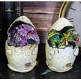 thumbnail image 6 of Colorful Fantasy Egg Hatchling Baby Dragon Wyrmling LED Light Figurines Set of 2, 6 of 6