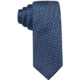 thumbnail image 1 of Alfani Mens Geometric Self-tied Necktie, Purple, One Size, 1 of 1