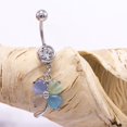 thumbnail image 3 of BodyJewelryOnline Flower Design Dangle Belly Button Ring Navel for Women, 3 of 3