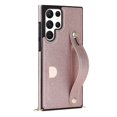 thumbnail image 5 of Funda sencilla para Samsung S23 con correa de mano y bandolera, función billetera, protección contra caídas y cubierta de piel sintética., 5 of 5