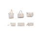 thumbnail image 3 of Set 6 Bolsas Mujer Cartera Estampada Moda Dama Cosmetiquera Xtellar blanco, 3 of 4