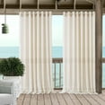 thumbnail image 2 of Elrene Carmen Sheer Extra-wide Indoor/Outdoor Sheer Window Curtain ivory 108 Inches, 2 of 5