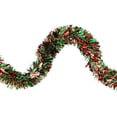 thumbnail image 1 of Guirnalda de oropel de Navidad Guirnalda navideña artificial Guirnalda colgante de giro metálico de Navidad Decoración de corona de repisa de chimenea, 1 of 5