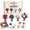 typeC, variant on July 4th American Flag Color 3D Bead Flower DIY Making Kit Full Craft Supplies for Patriotic Holiday Firework Bouquet Tabletop Indoor Ornament Creation