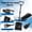 Black, variant on Car Snow Shovel | Detachable Retractable Ice Scraper and Snow Brush | 3-in-1 Emergency Winter Tool for Vehicle and Driveway | Alloy and Plastic Construction | Portable Auto Snow Removal Kit