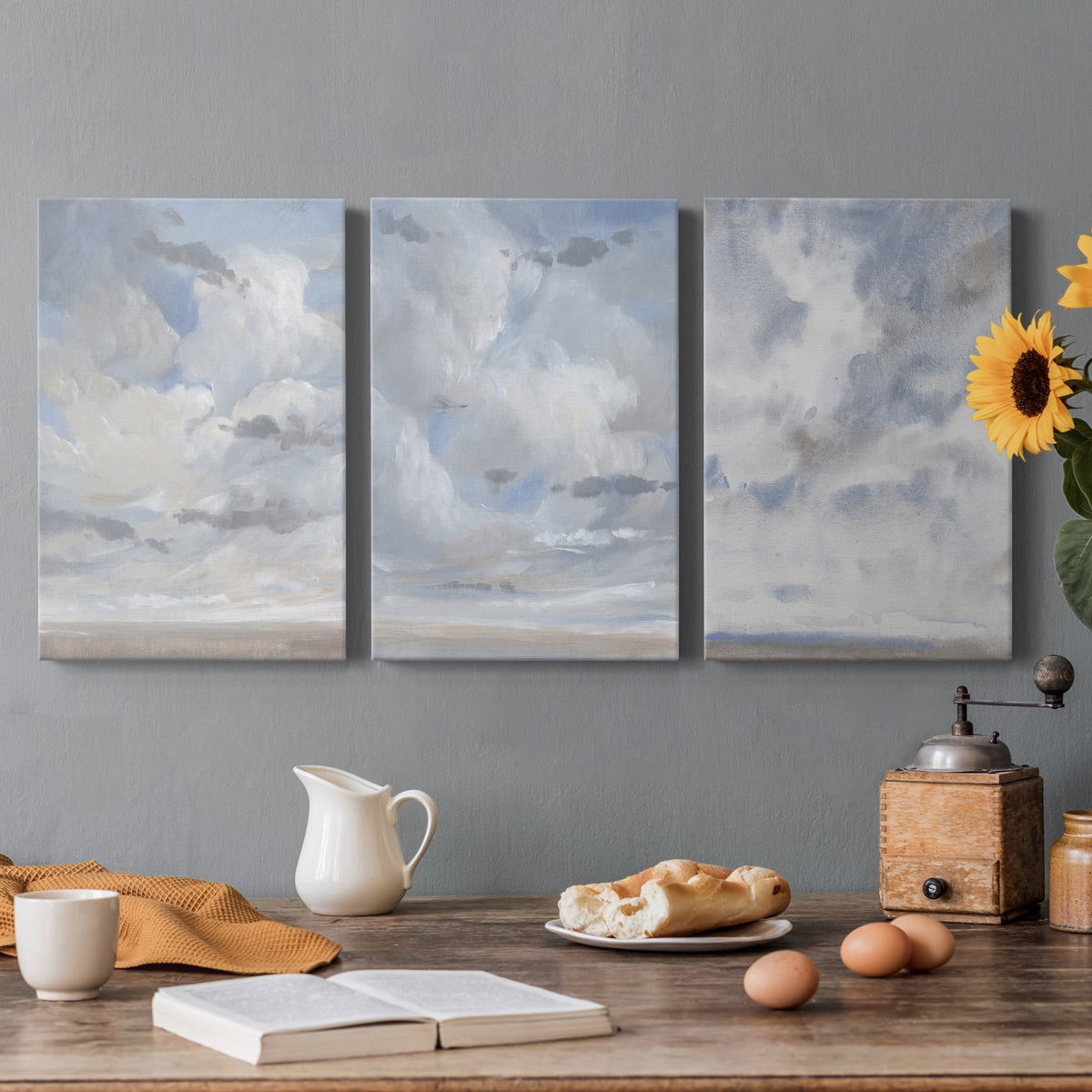 Sky Blue I Premium Gallery Wrapped Canvas - Ready to Hang - 24 x 36 Each