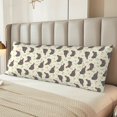 thumbnail image 6 of Picia Chickens And Flowers Body Pillow Cover - Super Soft Microfiber 20x54 Body Pillow Case - Envelope Closure, Wrinkle, Stain Resistant Body Pillow Cover,Elegant Bedding, 6 of 8