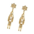 thumbnail image 4 of Pendientes navideños jinwen Pendientes de cascanueces Creativos, 4 of 8