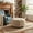 Warm Greige, variant on Christopher Knight Home Modern Round Velvet Pumpkin Ottoman, Plush Upholstered Footstool, Navy Blue