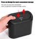 thumbnail image 2 of Bote De Basura Cubo de basura Universal para coche, tapa abatible, accesorios para guardar y ordenar, 2 of 4