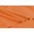 thumbnail image 3 of 4 Piece Rayon Made From Bamboo Sheet Set by OKAO, Orange Twin Xl Sheets-Silky Soft- Wrinkle Free- Deep Pockets(16")- 1 Fitted Sheet, 1 Flat, 2 Pillowcases Twin XL, BurntOrange, 3 of 5