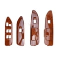 thumbnail image 2 of Window Switch Panel, Premium ABS Material, Direct Fit, 4pcs for J100 1998-2007 Left Hand Drive, Front Left Front Right Rear Left Rear Right Installation, 2 of 7