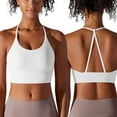 thumbnail image 2 of Sports Bras Low Impact Sports Bra Women's Solid Beauty Back Strap Sports Bra Running Fitness & Yoga Wear Underwear, 2 of 5