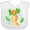 AA-White, variant on Inktastic Cute Orange and Green Axolotl Boys or Girls Baby Bib