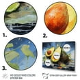 thumbnail image 3 of Designart "Acrylic Avocado Expression I" Food & Beverage Metal Art Print Set, 3 of 5