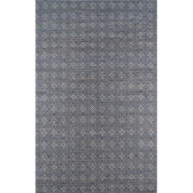 Momeni BENGABEN-3BLU5080 Bengal Indian Hand Made Area Rug, Blue - 5 x 8 ft.