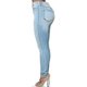 thumbnail image 3 of Womens Classic High Waisted Skinny Stretch Butt Lifting Jeans Slim Fit Denim Pants, 3 of 5