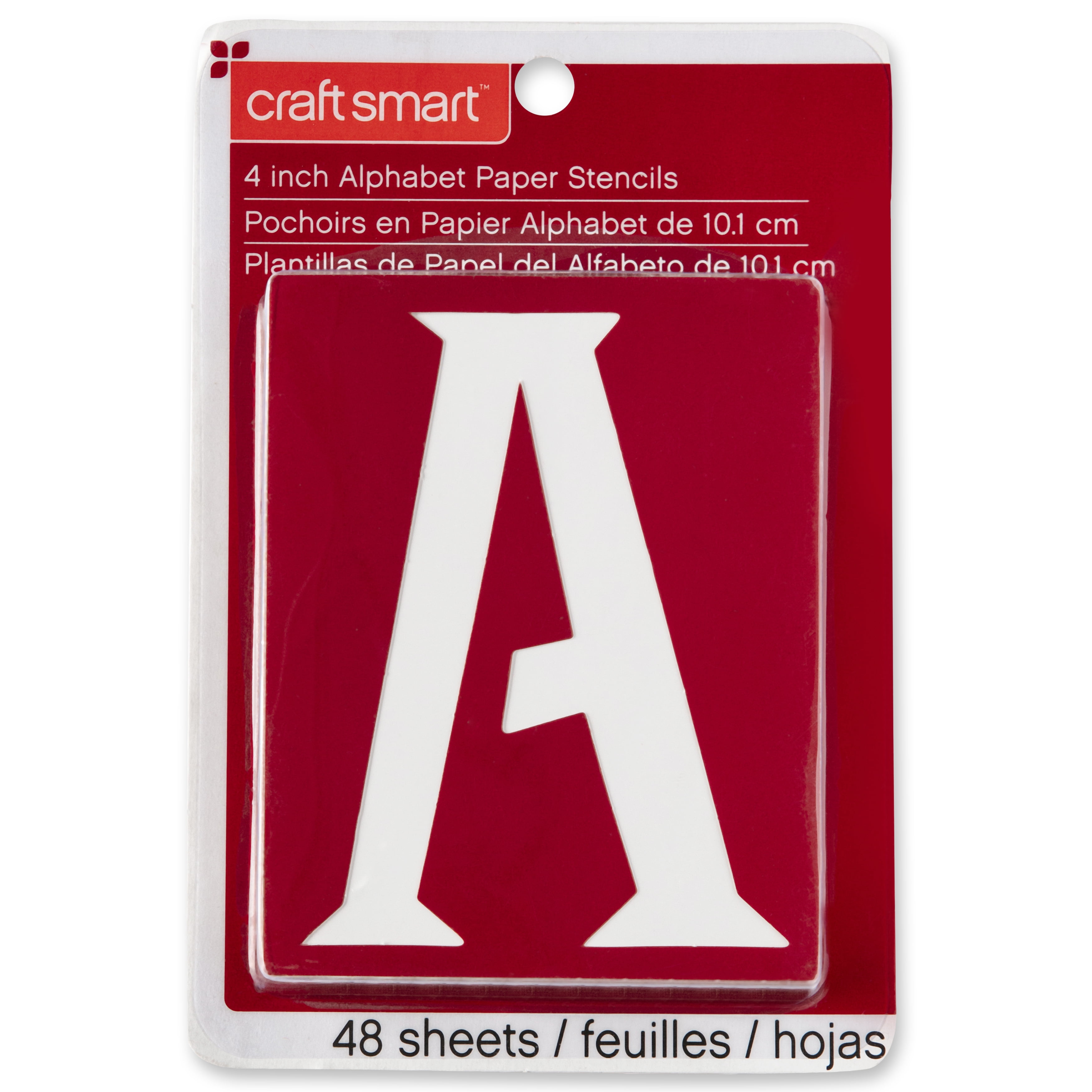Craft Smart 4" Genie Alphabet Paper Stencils, 6 Pack