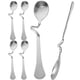 thumbnail image 2 of Juego de 6 cucharas de café curvas para mezclar, de acero inoxidable., 2 of 7