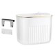 thumbnail image 1 of Cubo de basura colgante con tapa, cubo de basura de pared, cubo de compost, cubo de basura de cocina Blanco S, 1 of 9