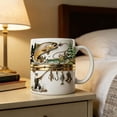 thumbnail image 6 of Fishing Themed Ceramic Coffee Mug, 3D Relief Angler and Trout Design with Fishing Rod Reel and Boots, Outdoor Hobby Drinkware for Home and Office Use, 6 of 6