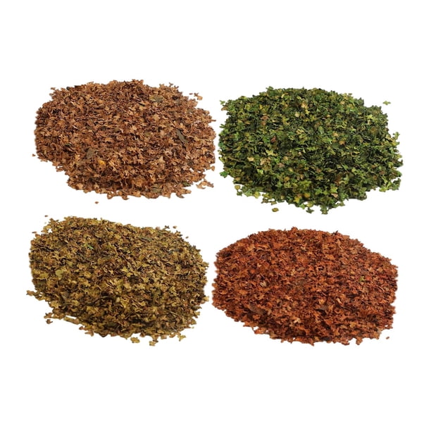 Hojas en miniatura realistas de hojas de arce otoñales para crear modelos de escenas. Bolsa de 36 ml