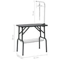 thumbnail image 4 of vidaXL Table de Toilettage pour Chien Réglable avec 1 Boucle et Panier, 4 of 5