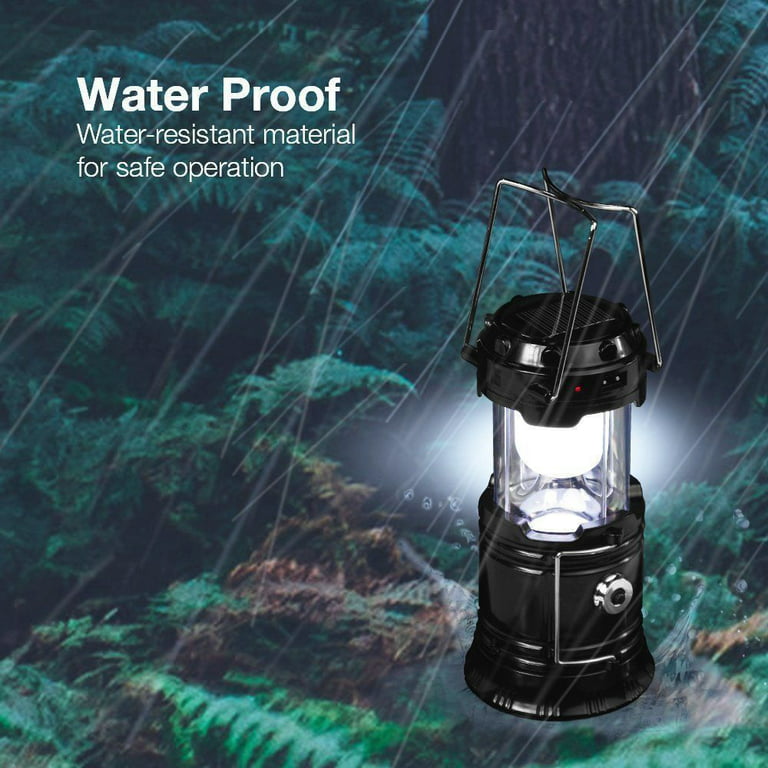 2024 Led Camping Lantern Rechargeable, 1 Pack Collapsible Solar Camping  Lights With Flashlight, Waterproof Portable Survival Light For Hurricane