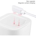 thumbnail image 4 of Mini licuadora portátil, licuadora eléctrica de frutas de 350ml, exprimidor personal recargable, batido USB con 4 cuchillas, botella de jugo de taza deportiva (blanca). Feliz Sencillez, 4 of 5