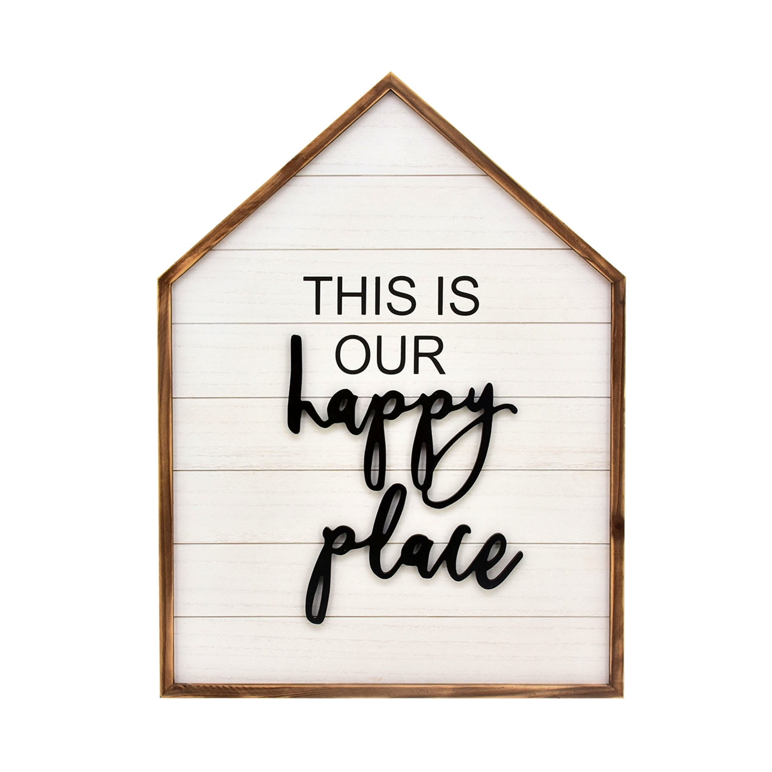 Parisloft Bless This Nest with Wood Beads Modern Wood Block Sign Tabletop Decor 