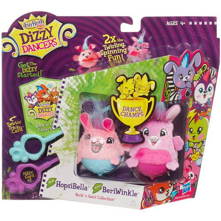 furReal Friends Dizzy Dancers Hopsibella Beriwinkle Rock 'N Swirl