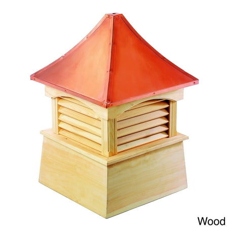 Cupola Copper Roof - Good Directions Coventry Wood Cupola with Copper Roof 18 x 24-inch by