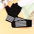 thumbnail image 4 of par de guantes de medio dedo para entrenamiento de fuerza al aire libre, protectores de muñeca y palma, guantes deportivos para levantamiento de pesas y entrenamiento de empuje (blanco, talla XL), 4 of 6
