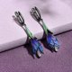 thumbnail image 1 of Pendientes de tulipán de esmalte de plata esterlina para mujer de Taian - Pendientes de mujer Colgantes delicados Flores moradas Joyería fina de moda Esmalte hecho a mano ShuxiuWang 8390605244070, 1 of 1