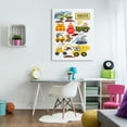 thumbnail image 3 of Stupell Industries Construction Vehicles & Animals Transportation Painting Gallery Wrapped Canvas Art Print Wall Art, 36 x 48, 3 of 8