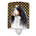thumbnail image 1 of Carolines Treasures SC9172CNL Springer Spaniel Candy Corn Halloween Portrait Ceramic Night Light, 1 of 1