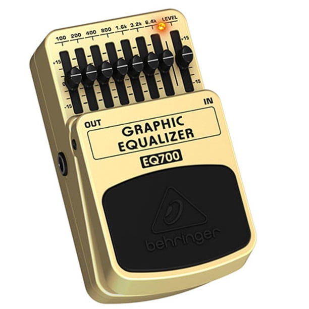 Pedal ecualizador gráfico Behringer EQ700 para guitarra eléctrica