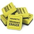thumbnail image 2 of The Pencil Grip Dry Erase Magnetic Whiteboard Eraser 2" x 2" Yellow TPG355-2, 2 of 2