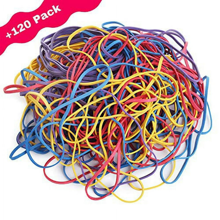 Mr. Pen- Large Rubber Bands, 120 Pack, Assorted Color, Big Rubber Bands,  Giant Rubber Bands, Elastics Bands, Long Rubber Bands, Colored Rubber Bands