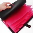 thumbnail image 4 of unbranded Expansible Roja De Gran Capacidad Con Múltiples Capas Para Organizar Documentos, 4 of 7
